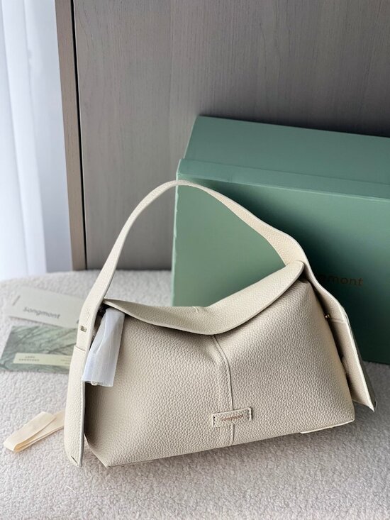 Songmont Handbags - Songmont Drippy soft pebbled premium leather crossbody bag purse